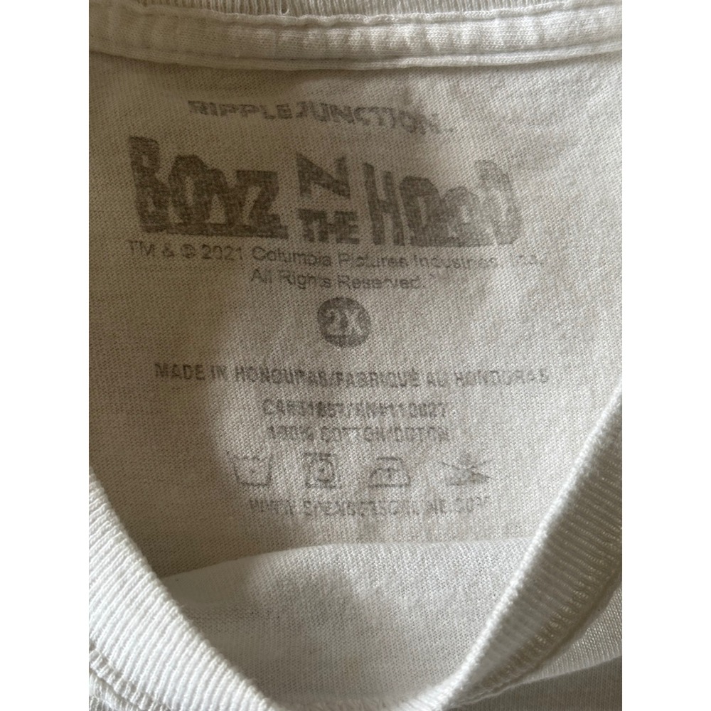 Ripple Junction Boyz n the Hood Ice Cube Doughboy White Graphic T Shirt XXL - Picture 5 of 6
